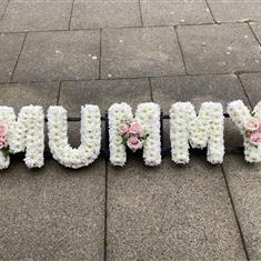 MUMMY - White &amp; Pale Pink