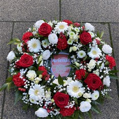 Open Wreath - Red &amp; White